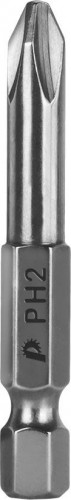 Бита для заворачивания ПРАКТИКА "Профи" PH-2х50мм отверточная (50шт) 776-614