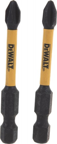 Бита для заворачивания ударная DeWALT РH2х57 мм (2шт) IMPACT TORSION DT70532T-QZ DT70532T-QZ - изображение 3