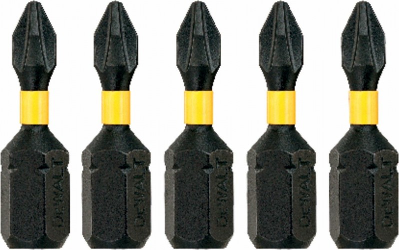 Бита для заворачивания ударная DeWALT РH2х25 мм (5шт) IMPACT TORSION DT7994T-QZ DT7994T-QZ