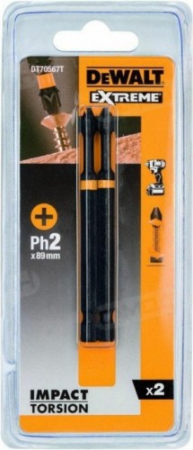 Бита для заворачивания ударная DeWALT РH2х85 мм IMPACT TORSION DT70567T-QZ DT70567T-QZ - изображение 2