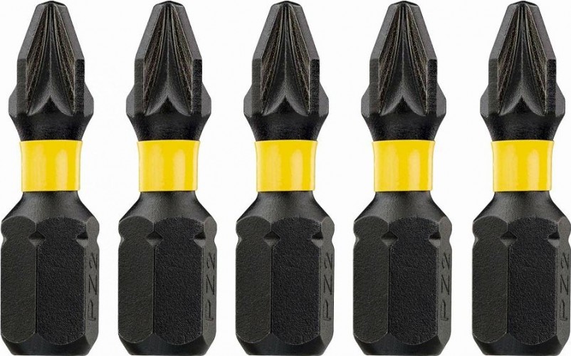 Бита для заворачивания ударная DeWALT РZ2х25 мм (5шт) IMPACT TORSION DT7387T DT7387T-QZ