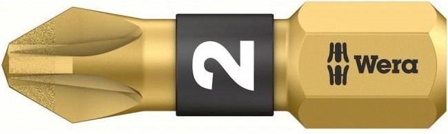 Бита для заворачивания WERA 855/1 BDC PZ2, 25 мм WE-056702 WE-056702