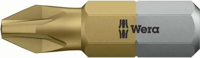 Бита для заворачивания WERA 855/1 TiN PZ1, 25 мм WE-480221 WE-480221