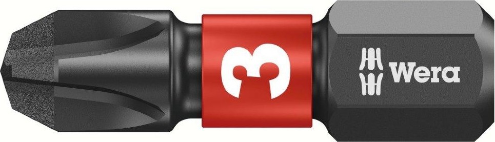 Бита для заворачивания WERA 851/1 IMP DC Impaktor PH3, 25 мм WE-057617 WE-057617