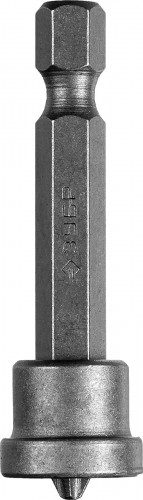 Бита для заворачивания ЗУБР МАСТЕР phillips, с ограничителем, 50 мм, e 1/4", cr-v, 1  26002-2-50-1