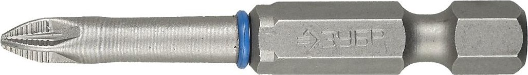 Бита для заворачивания ЗУБР ЭКСПЕРТ торсионные кованые, обточенные, e 1/4", pz1, 50мм, 26013-1-50-2