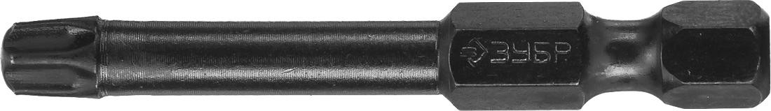 Бита для заворачивания ЗУБР ПРОФЕССИОНАЛ e 1/4", t30, 50мм, 2шт 26025-30-50-S2