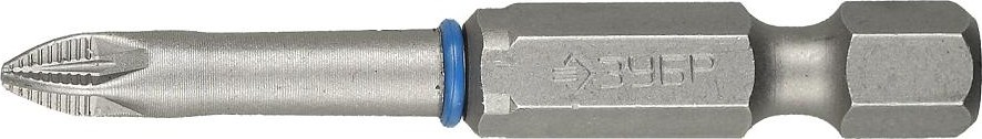 Бита для заворачивания ЗУБР ЭКСПЕРТ торсионные кованые, обточенные, e 1/4", pz1, 50мм, 26013-1-50-10