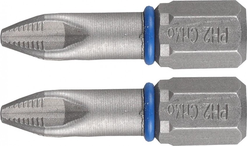 Бита для заворачивания ЗУБР ЭКСПЕРТ торсионные кованые, обточенные, 1/4", ph2, 25мм, 2 26011-2-25-2