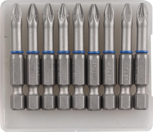 Бита для заворачивания ЗУБР ЭКСПЕРТ торсионные кованые, обточенные, e 1/4", pz2, 50мм, 26013-2-50-10 - изображение 3