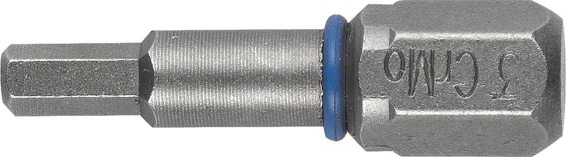 Бита для заворачивания ЗУБР ЭКСПЕРТ торсионные кованые, обточенные, 1/4", hex4, 25мм,  26017-4-25-2