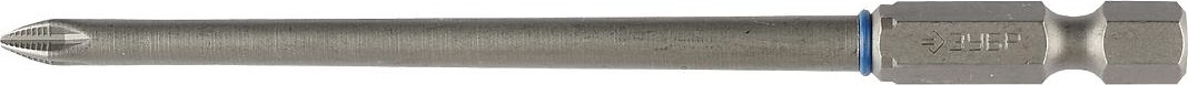 Бита для заворачивания ЗУБР ЭКСПЕРТ торсионная кованая, обточенная, e 1/4", ph1, 100мм 26011-1-100-1