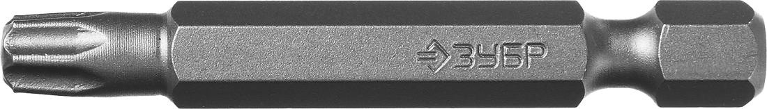 Бита для заворачивания ЗУБР МАСТЕР e 1/4", 50мм, t30, 2шт 26005-30-50-2