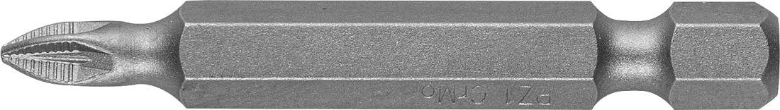 Бита для заворачивания ЗУБР МАСТЕР кованые, e 1/4", pz1, 50мм, 2шт 26003-1-50-2