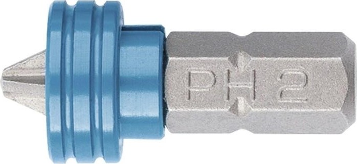 Бита с ограничителем и магнитом GROSS PH2x25 мм 11455 для ГКЛ, S2// Gross 11455