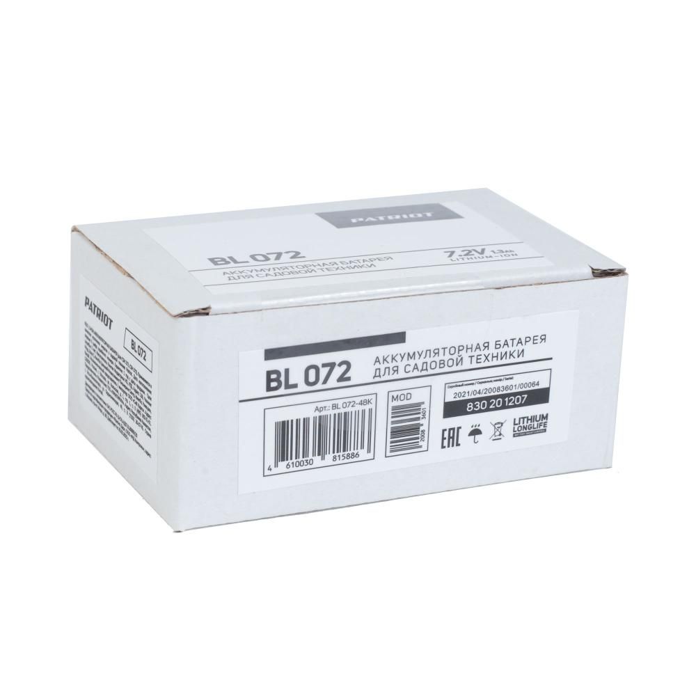 Аккумулятор BL072 7.2В для ножниц - кусторезов CSH272 и CSH372 / Батарея аккумуляторная - изображение 4