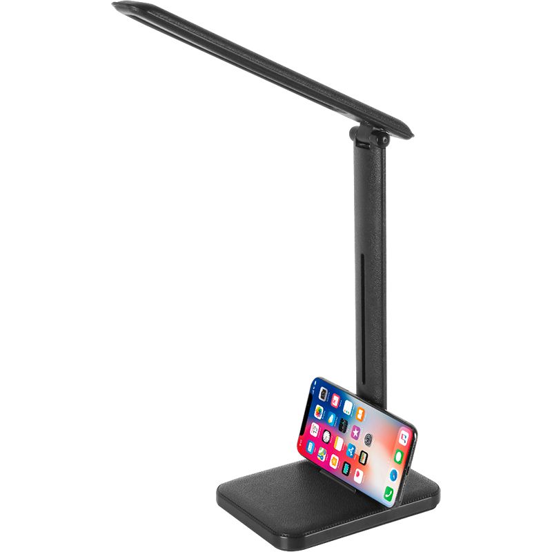 Светодиодная настольная лампа Blaupunkt 6W CCT черная, с регулируемой яркостью, переключатель цвета - изображение 2