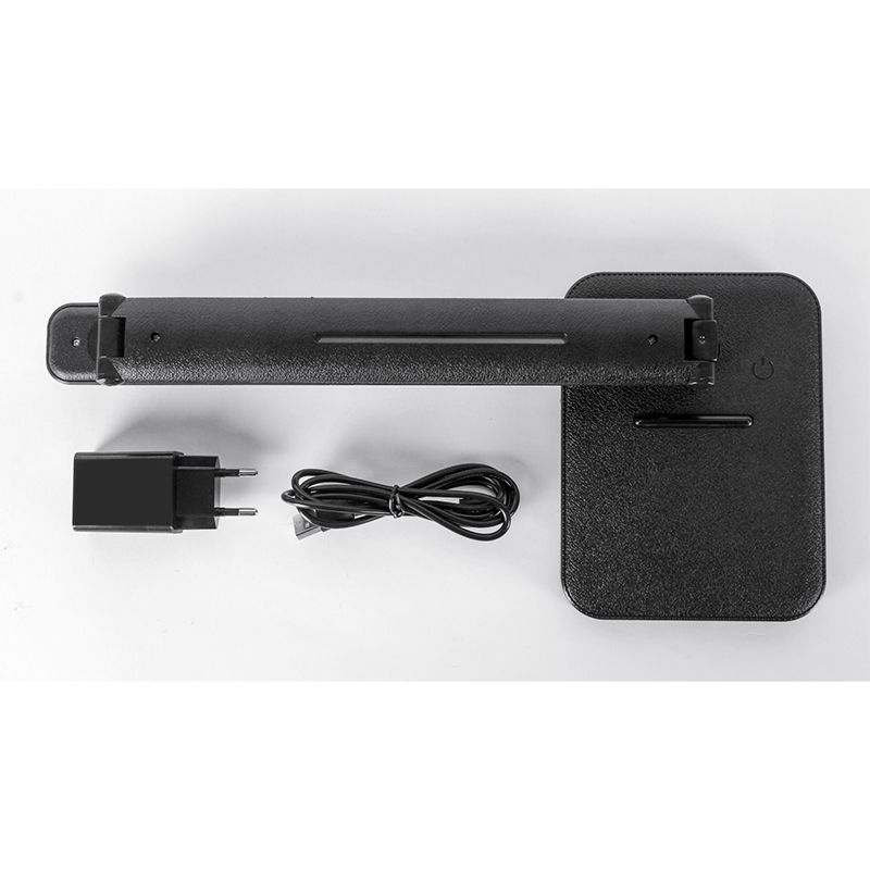 Светодиодная настольная лампа Blaupunkt 6W CCT черная, с регулируемой яркостью, переключатель цвета - изображение 5