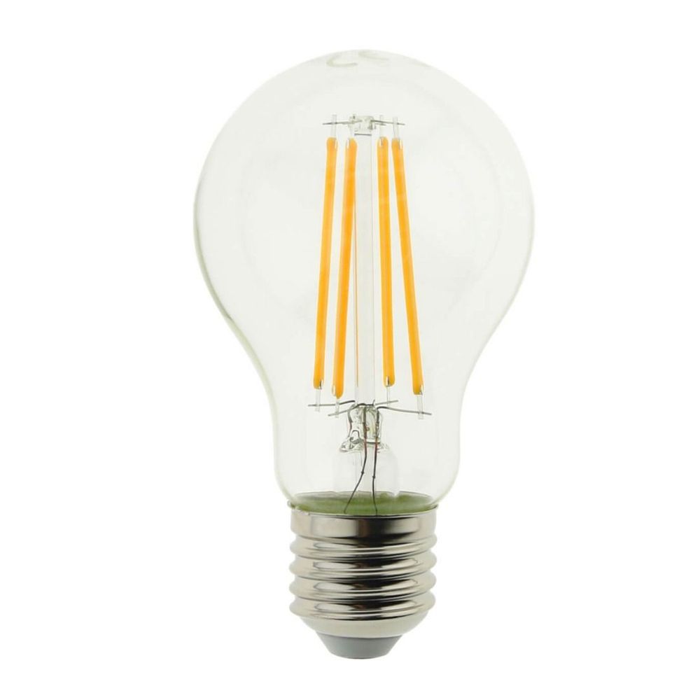 Светодиодная лампа Blaupunkt  LED E27 A60 8W прозрачное стекло, с регулируемой яркостью