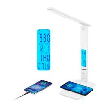 Светодиодная настольная лампа Blaupunkt PRO 6W CCT 3000K-6000K LCD экран, белая - изображение 6