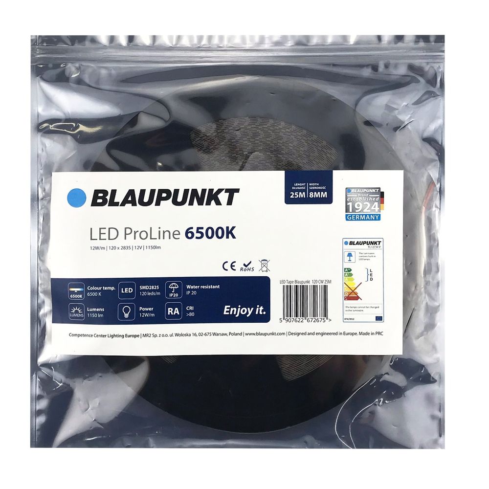 Светодиодная лента Blaupunkt Pro Line 25M 12W/mb холодный свет