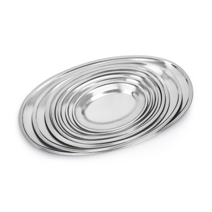 БЛЮДО овальное 14'' 350х235мм, нерж.[RGS-PD371] - изображение 2