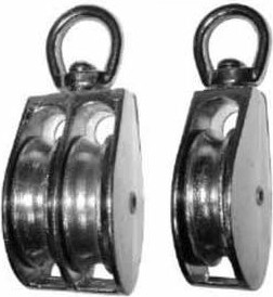 Блок 30 мм двойной с металлическим диском - изображение 2