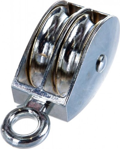 Блок 40 мм двойной с металлическим диском 00000379