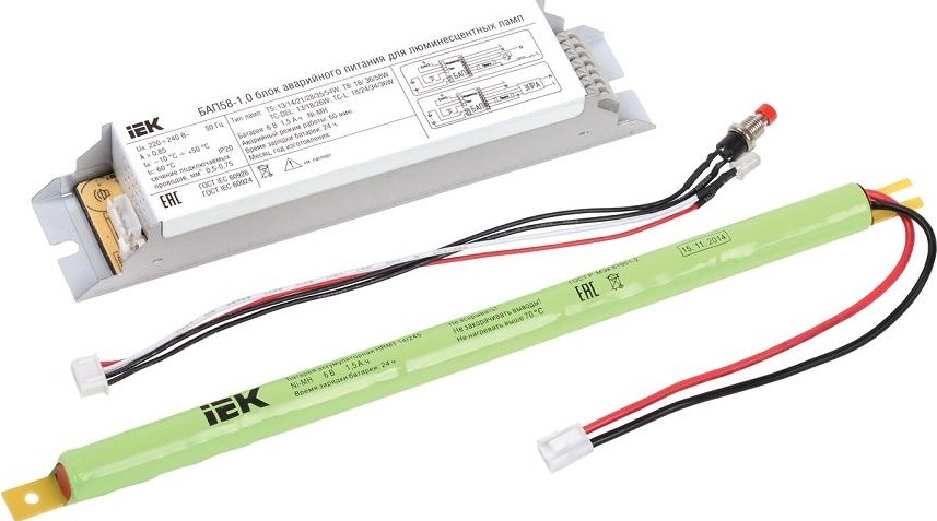 Блок аварийного питания IEK БАП58-1.0 для ЛЛ/КЛЛ ИЭК LLVPOD-EPK-58-1H