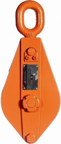 Блок монтажный СИБТАЛЬ 5Т шкивовый однорольный, с проушиной и откидной щекой 010 0003 0005