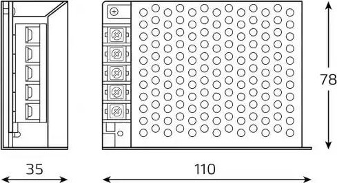 Блок питания GAUSS BT502 basic 12v 40w ip20 - изображение 3