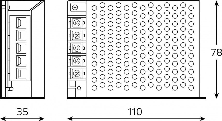 Блок питания GAUSS BT503 basic 12v 60w ip20 - изображение 5