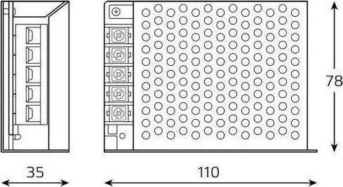 Блок питания GAUSS BT504 basic 12v 75w ip20 - изображение 3