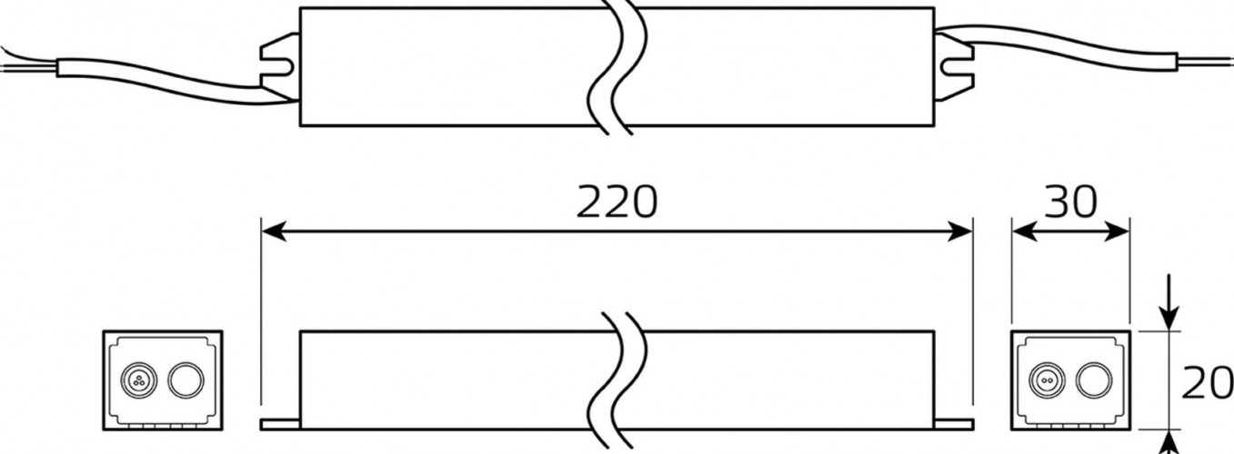 Блок питания GAUSS BT522 basic 12v 40w ip67 - изображение 5