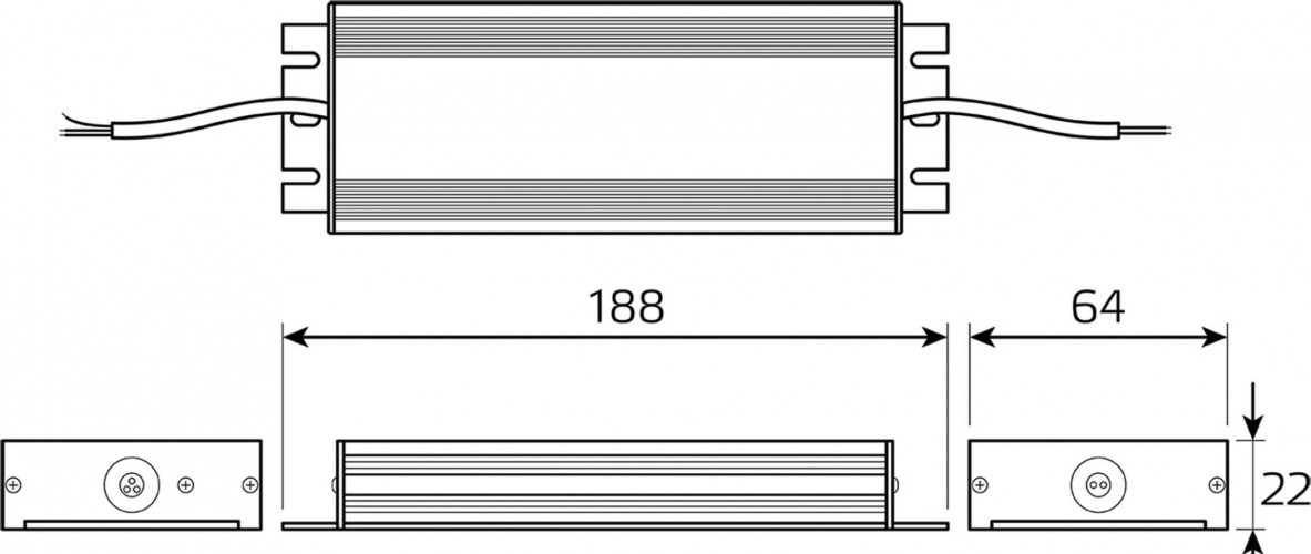 Блок питания GAUSS BT524 basic 12v 150w ip67 - изображение 5