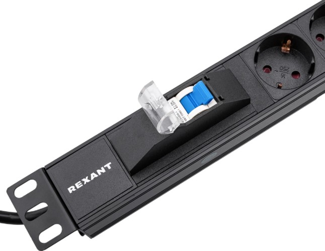 Блок распределения питания REXANT 04-0103-1 для 19" шкафов - изображение 3