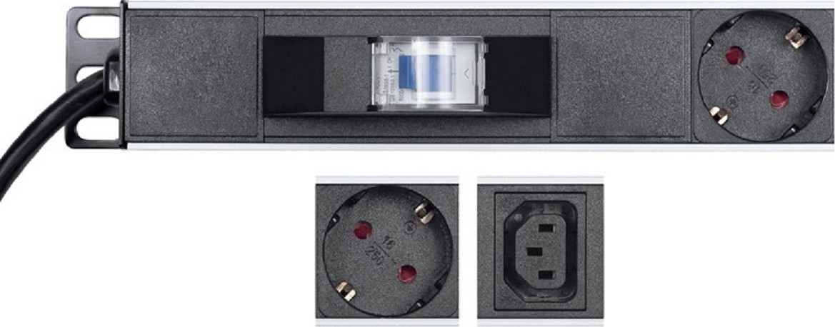 Блок распределения питания REXANT 04-0202-2 для 19" шкафов - изображение 2