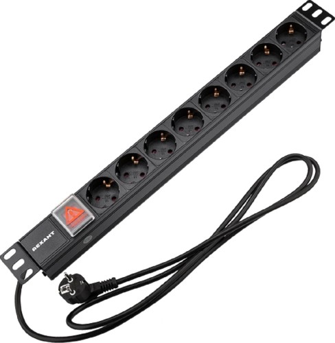 Блок распределения питания REXANT 04-0104-1 для 19" шкафов