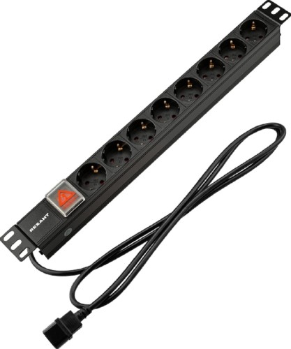 Блок распределения питания REXANT 04-0302-1 для 19" шкафов