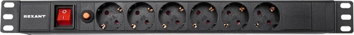 Блок распределения питания REXANT 04-0102-1 для 19" шкафов - изображение 2