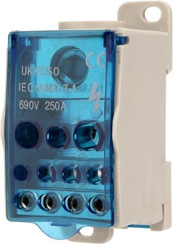 Блок распределительный REXANT РБД-250А на DIN-рейку 11-2003