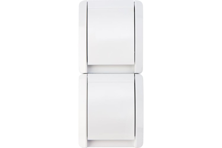 Блок розеток Kranz KR-78-0802 вертикальный 2 INDUSTRIAL IP54 с зазем., о/у - изображение 2