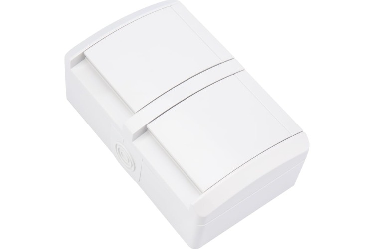 Блок розеток Kranz KR-78-0803 горизонтальный 2 (керамика) INDUSTRIAL IP54