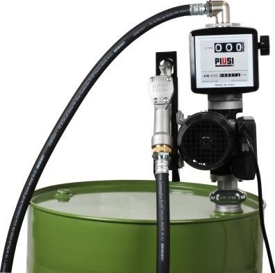 Бочковой комплект для дизельного топлива PIUSI DRUM Panther 56 K33 220V, мех. счетчик и пистолет 56 л/мин 000272P00 000272P00 - изображение 2
