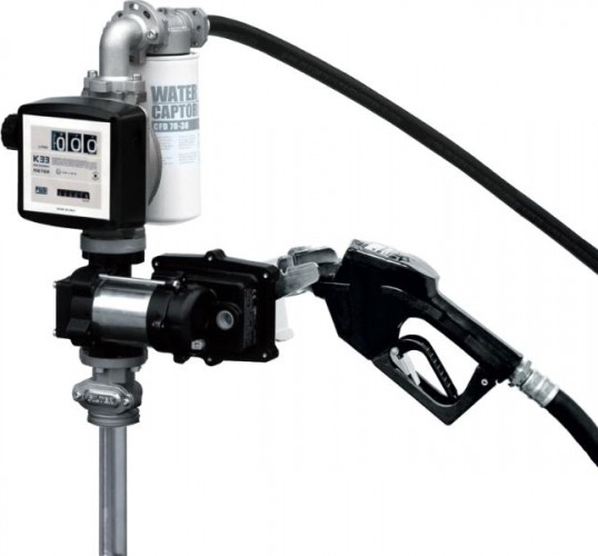 Бочковой комплект для перекачки бензина PIUSI Drum EX50 33 12V DC ATEX с фильтром, с мех.пистолетом F00375000 F0037500A