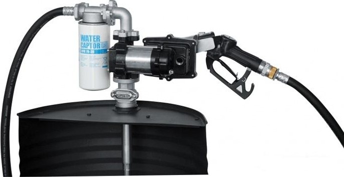 Бочковой комплект для перекачки бензина PIUSI Drum EX50 12V DC AUTO с фильтром F00372010 F00372010