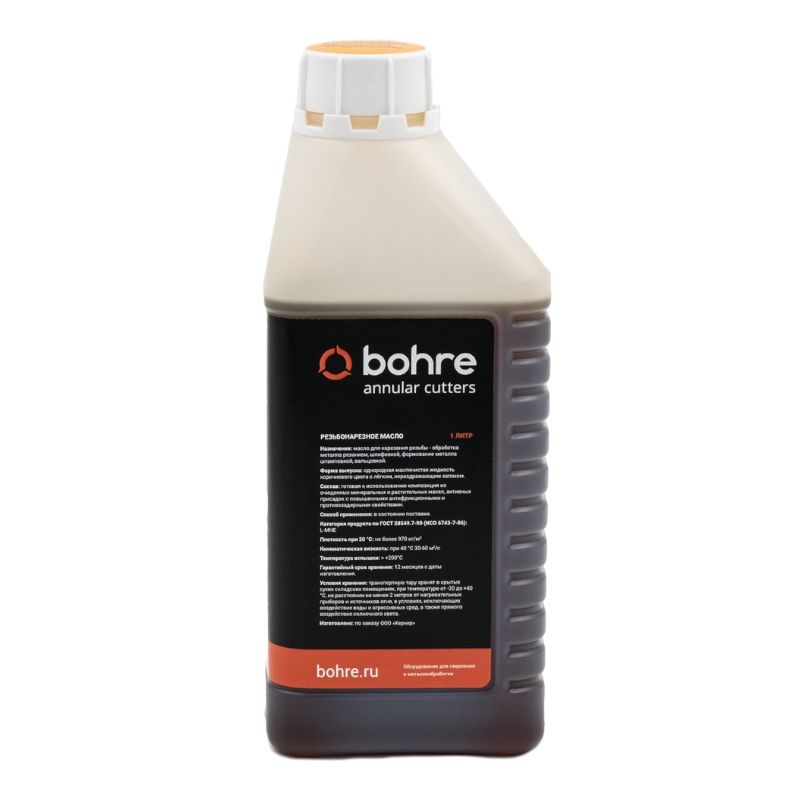 Резьбонарезное масло Bohre 1 л.
