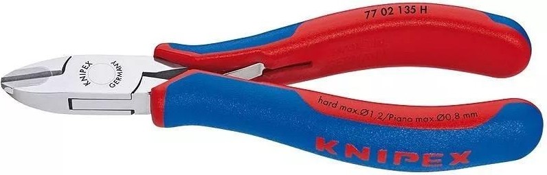 Бокорезы диагональные для электроники KNIPEX 7702135H 135 мм KN-7702135Н