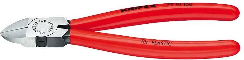 Бокорезы диагональные для пластмассы KNIPEX 7201140 140 мм KN-7201140