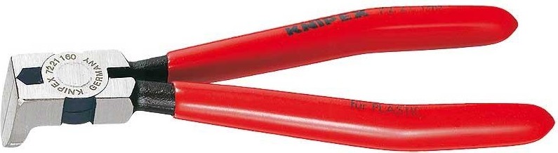 Бокорезы диагональные для пластмассы KNIPEX 7221160 160 мм KN-7221160